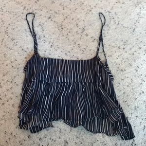 Tie front (or back) Crop top